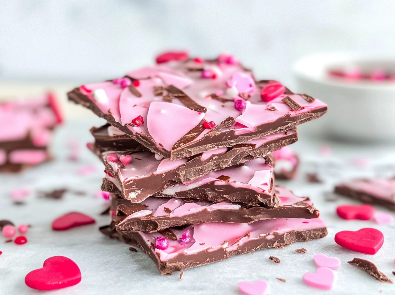 Valentine's Chocolate Bark